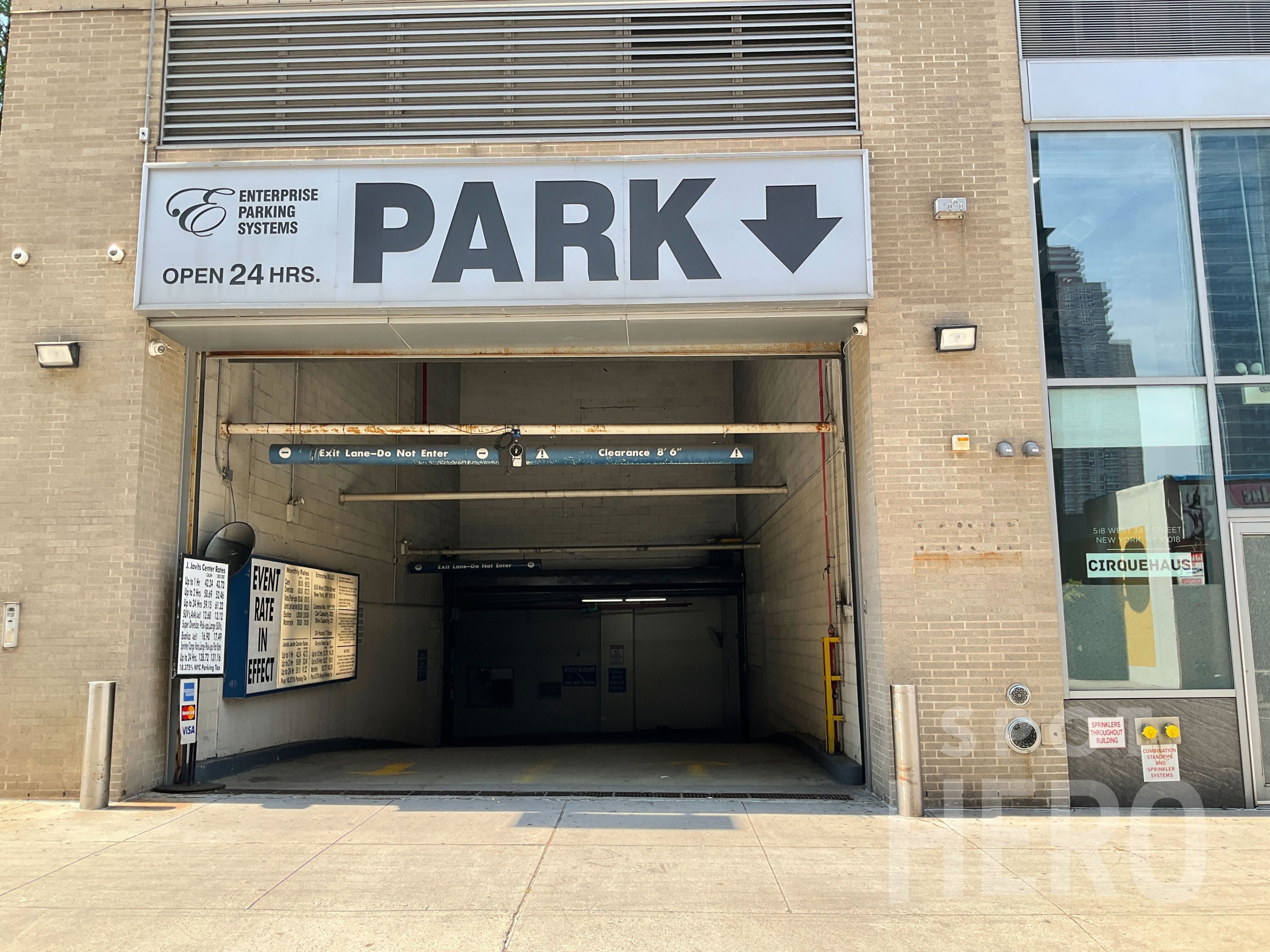 Photo of 520 W 38th St. - (505 W 37th St) Valet Garage